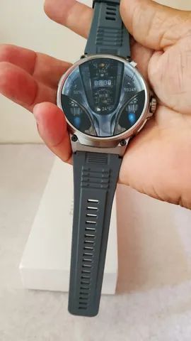 lançamento V69-Smartwatch Tela Gigante  super grande 1,85 - Foto 3