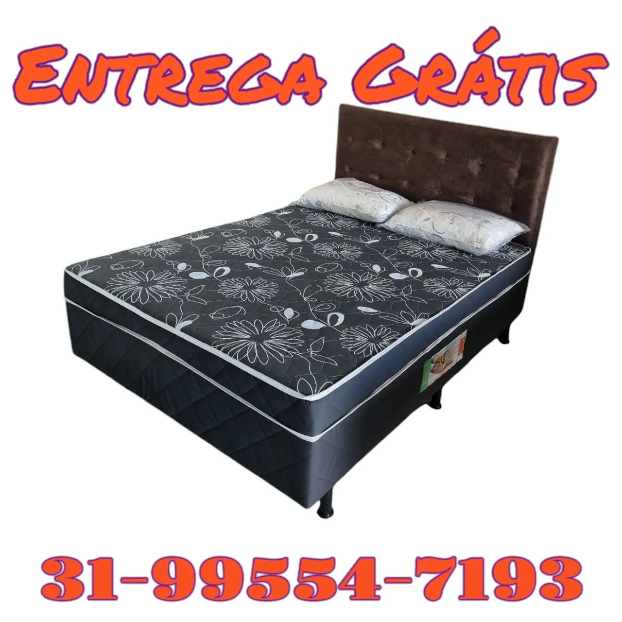 CAMA CASAL BOX / MOLAS ENSACADAS / MODELO 2409251523