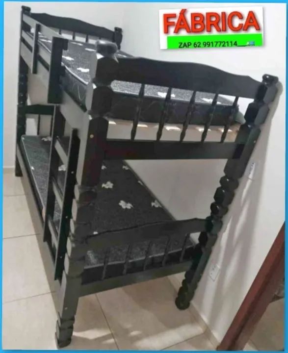 Beliche auxiliar 3 colchões Frete e montagem GRÁTIS  - Foto 3