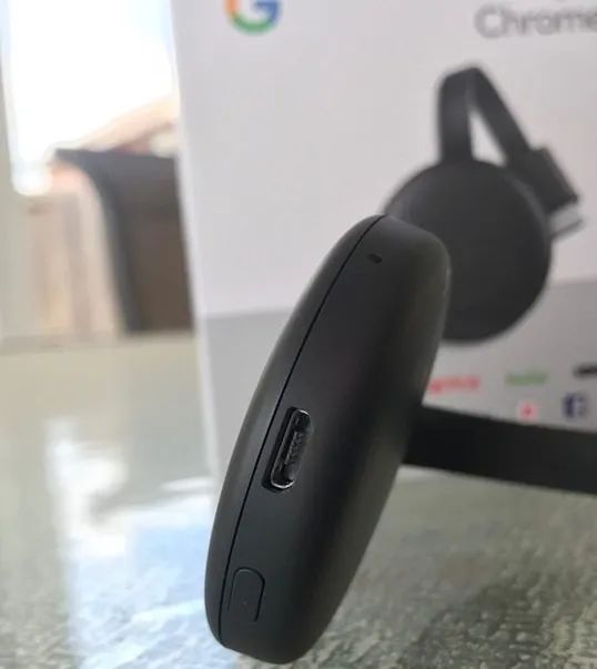 Google Chromecast GA00439 3ª geração Full HD carvão - Foto 3