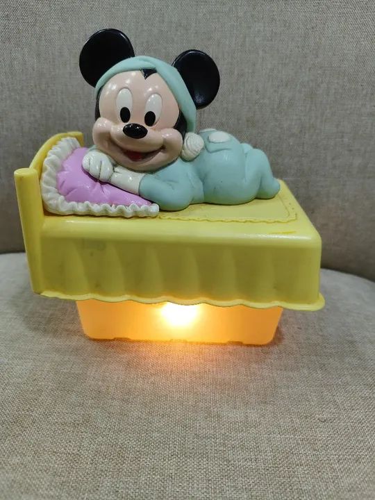 Luminária de Berço Mickey Babies Disney Funcionando  - Foto 2