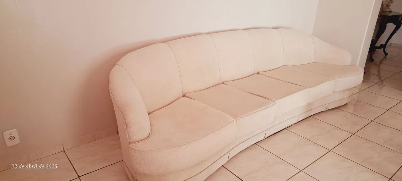 Sofá 5 lugares déc.1940 reformado - Foto 2