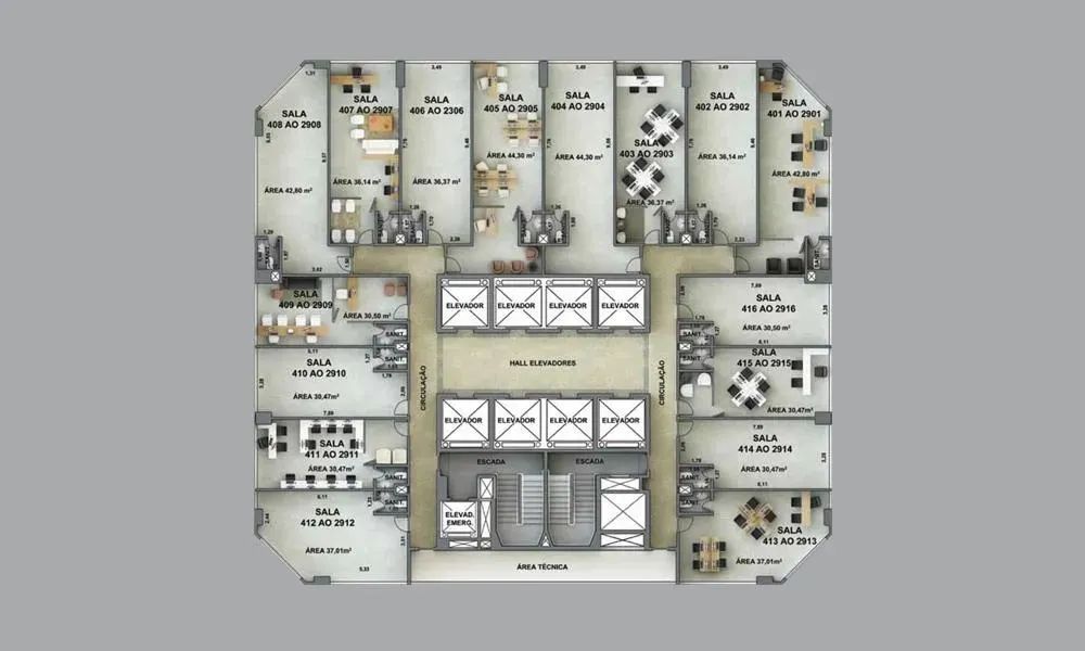 Sala comercial à venda no RioMar Trade Center - Foto 14