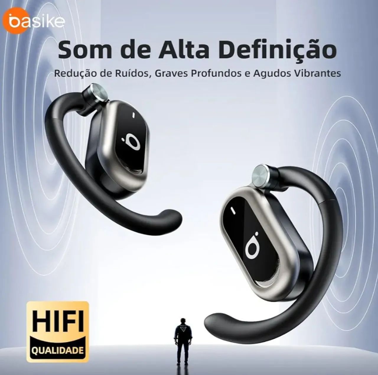 Fone de Ouvido Bluetooth Sem Fio - Foto 2
