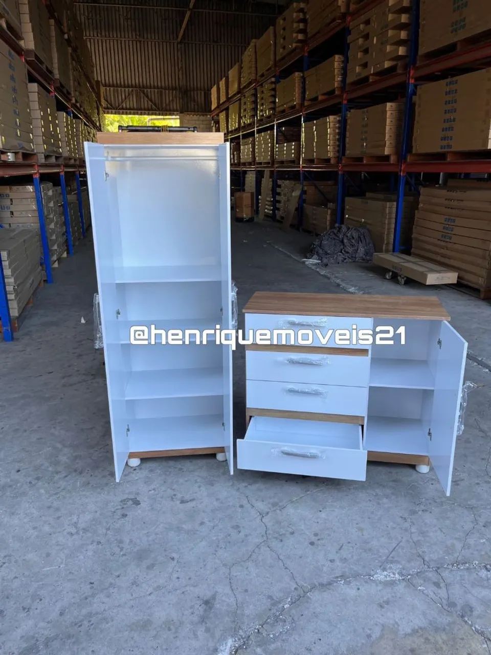 Conjunto Guarda-Roupa Infantil e Cômoda kit A partir de 750,00  - Foto 5