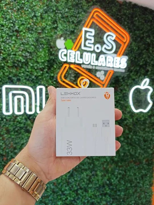 CARREGADOR TURBO 45W TIPO-C LEHMOX LE-40