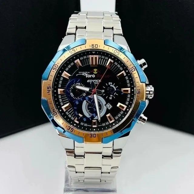 Relógio Casio Edifice toro rosso 