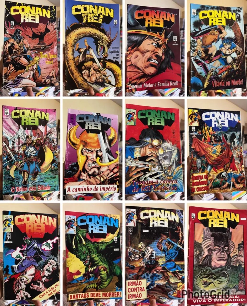 Conan rei editora abril completo 1 ao 24 editora abril de 1990 a 1992 - Foto 2