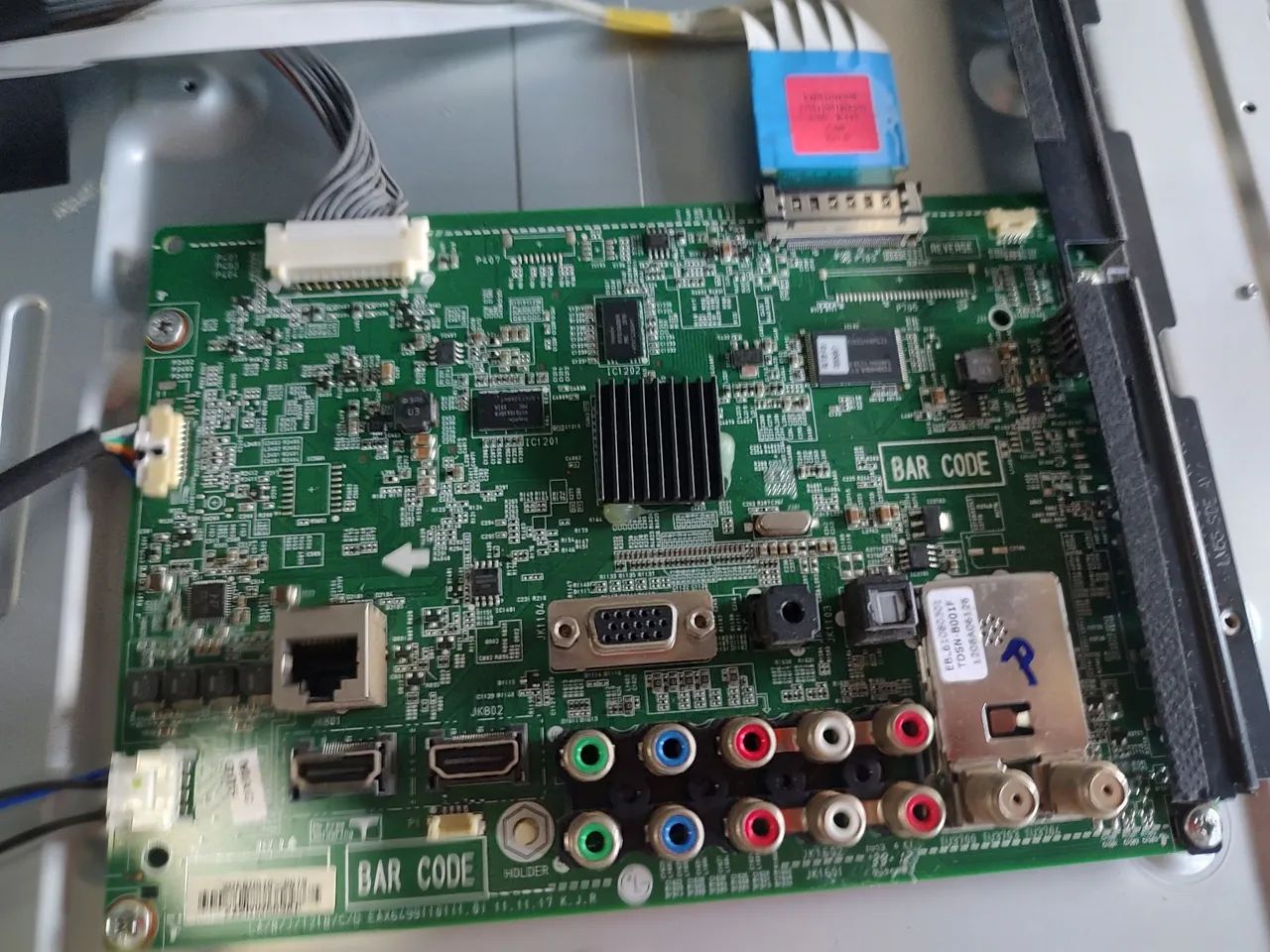 Placa principal tv LG 42LM5800 quase nova veja