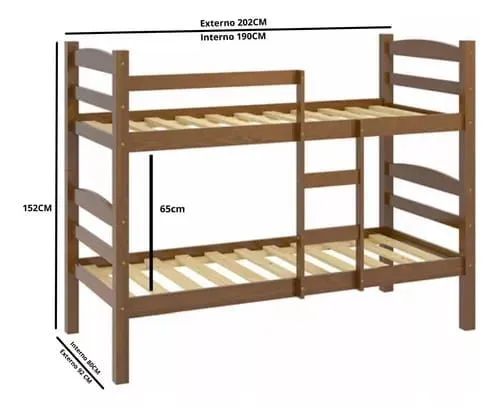 Beliche de madeira maciça  - Foto 2