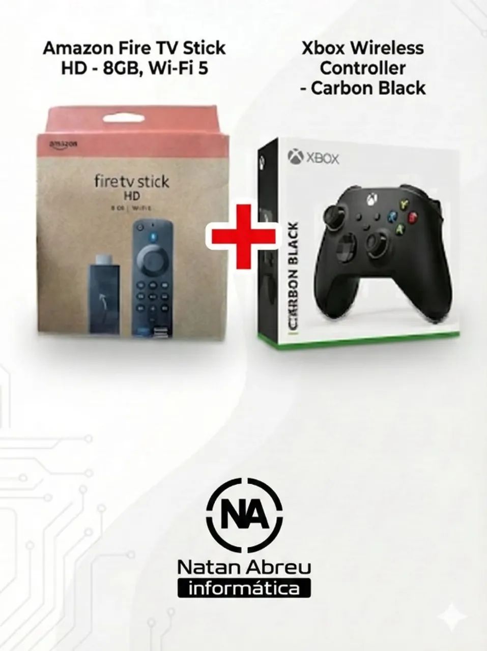 Fire Tv Stick Hd 8Gb Wi-fi 5 Original + Controle Xbox - Loja Natan Informática - Foto 2