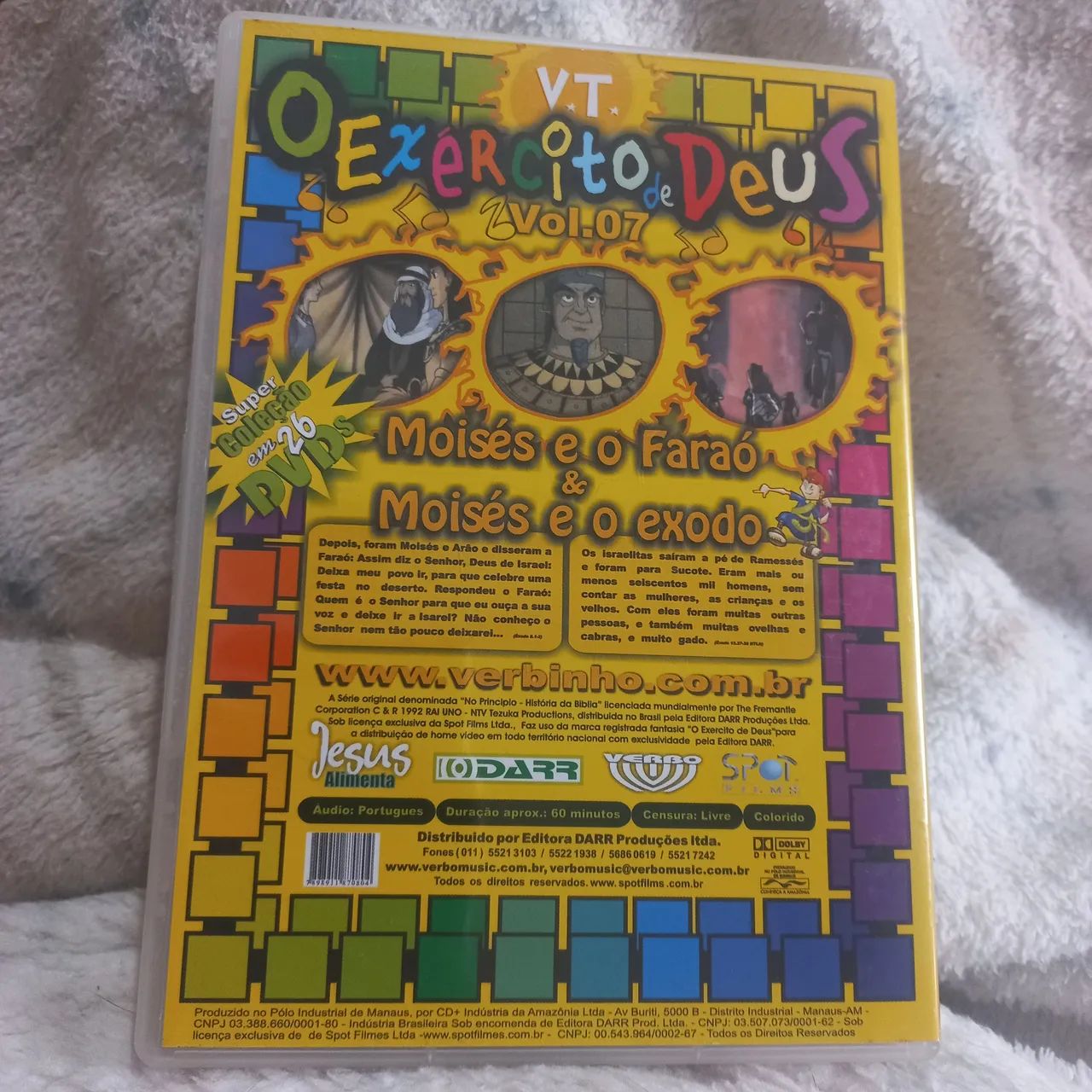 Dvd Moisés e o Faraó & Moisés e o Exodo O exército de Deus  - Foto 2
