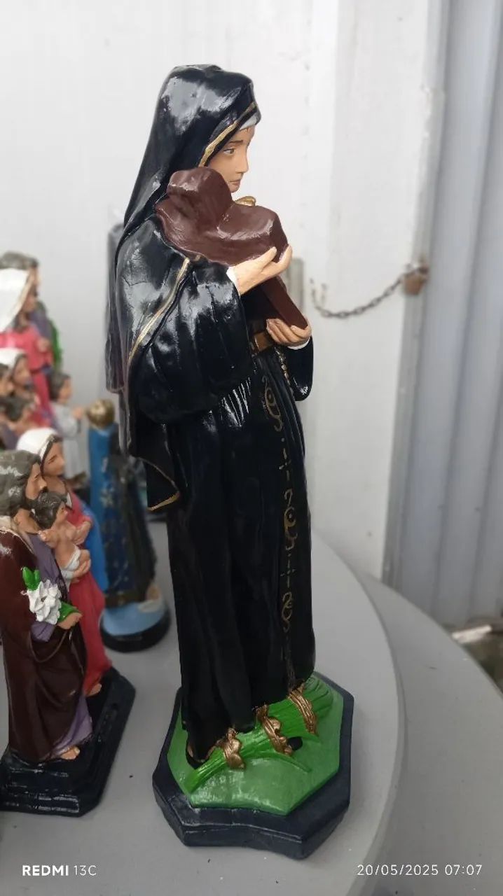 Imagem santa Rita 60 cm - Decore seu espaço! - Foto 5