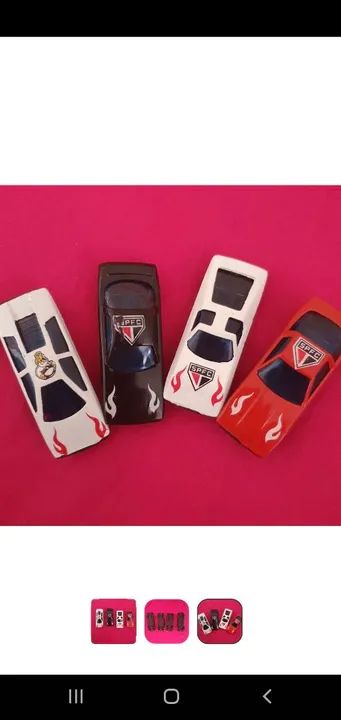 Coleção  carrinhos spfc miniaturas - Foto 3