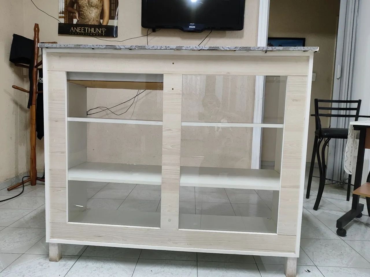 Móvel organizador com frente  de vidro - Foto 2