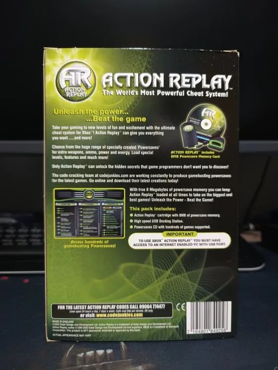 Action Replay - Xbox Clássico (Raríssimo - Original) - Foto 5
