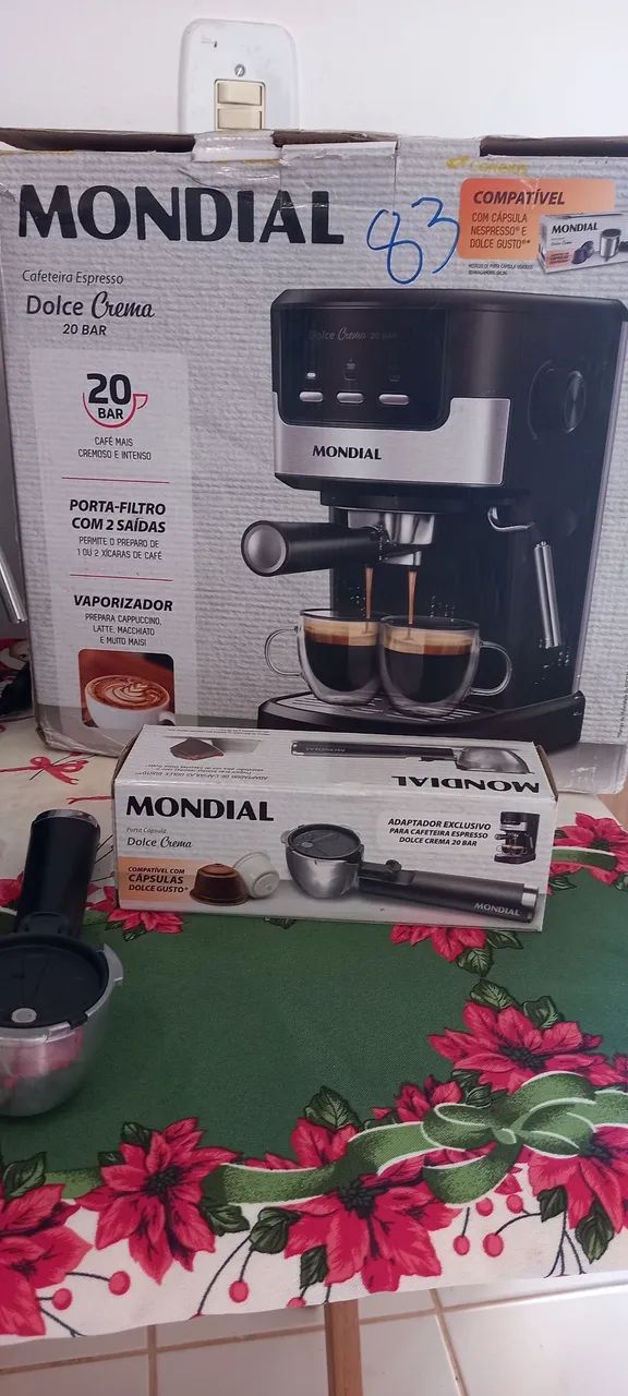 Cafeteira Expresso Mondial Dolce Crema 20 Bar - Foto 3