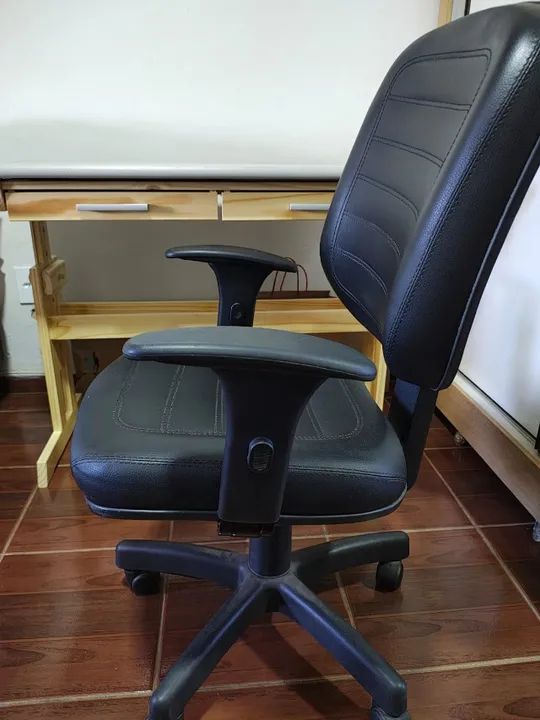 Cadeira Executiva Giratória Internauta Nr17 Ergonômica Preta. - Foto 2