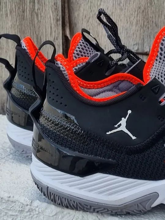 Tênis de basquete Nike Jordan Westbrook One Take, Black/White-cement Grey - Foto 2