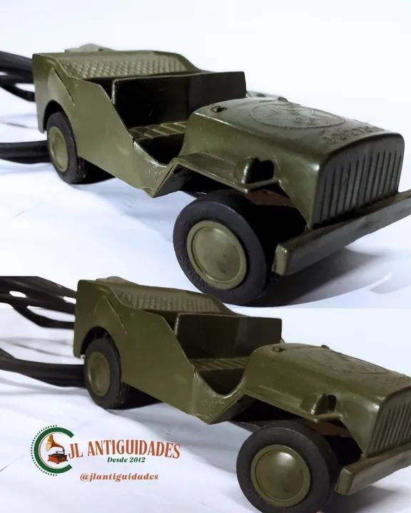 Carrinho militar brinquedo antigo  - Foto 3