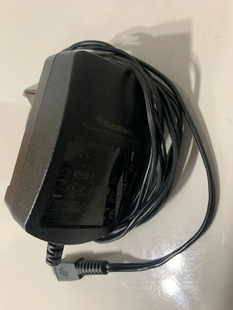 Para colecionadores e para uso de peças : BlackBerry preto Curve 8520 na caixa - Foto 4