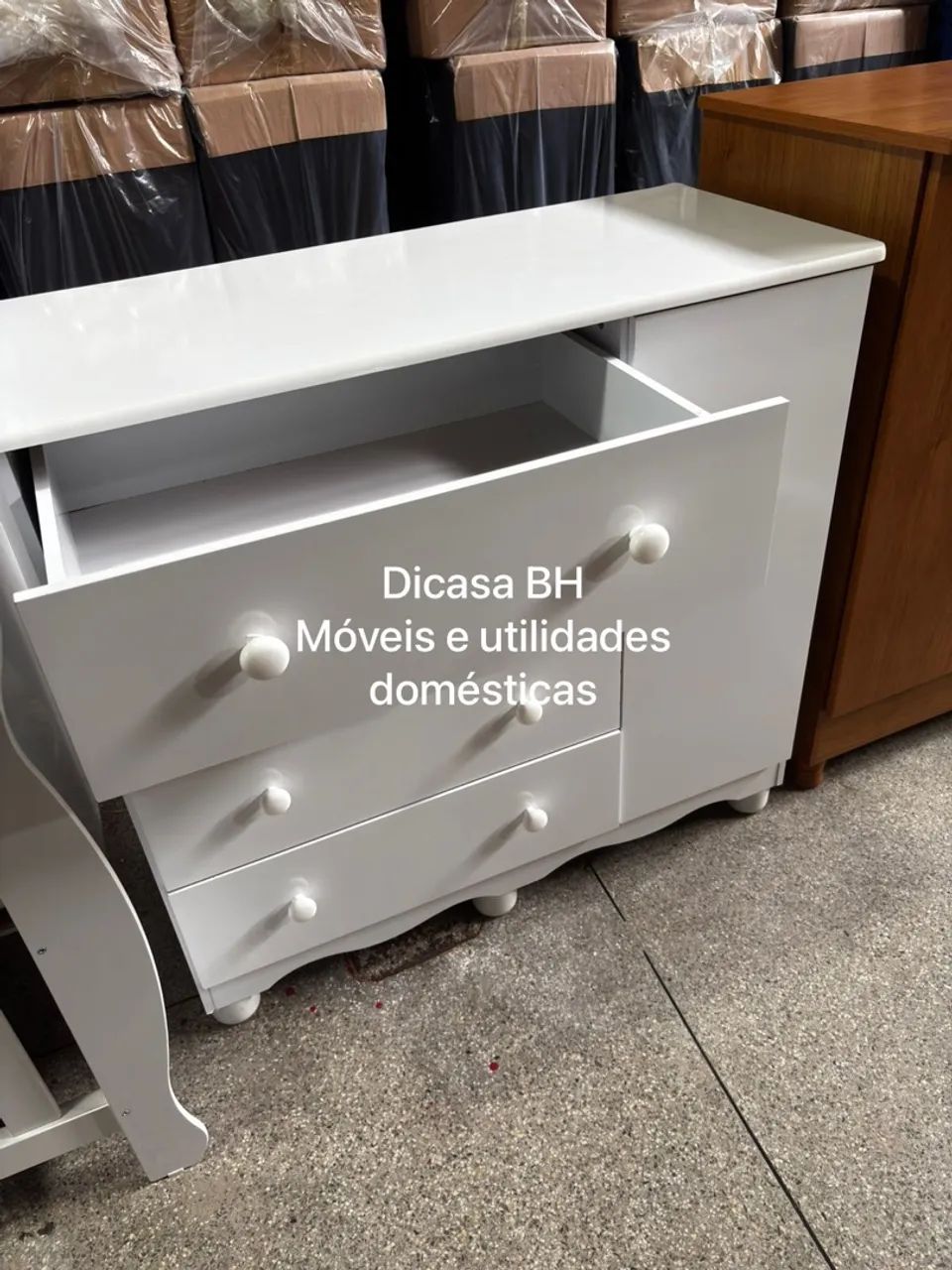 Cômoda infantil em MDF 12x sem juros