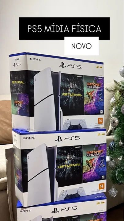 PS5 Mídia Física - Novo