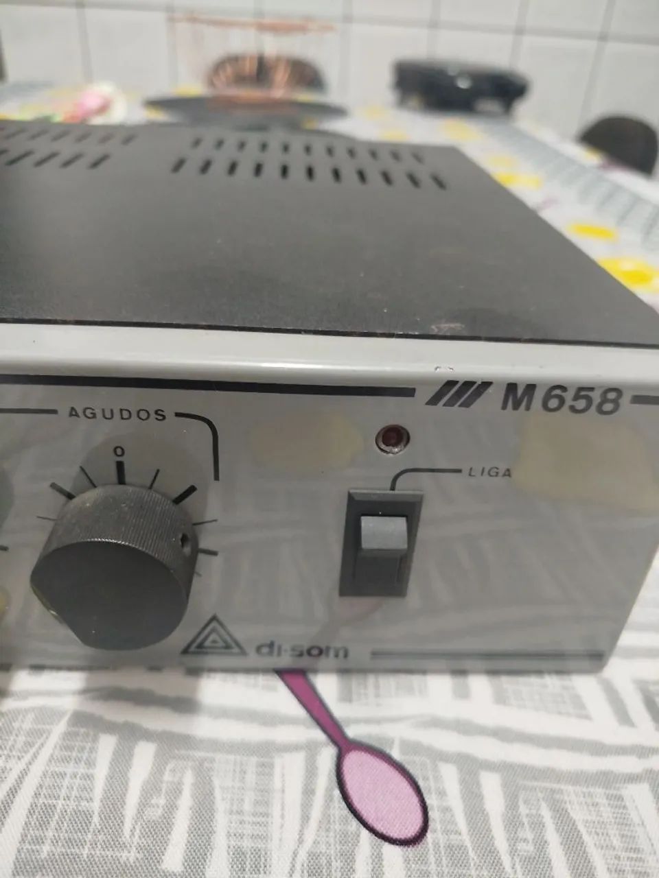 Amplificador m 658 - Foto 2