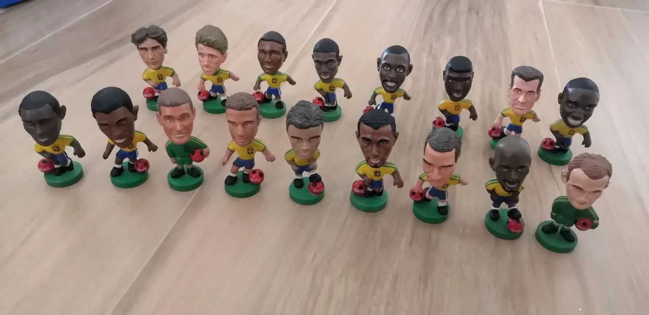 bonecos miniatura copa do mundo coca cola 1998