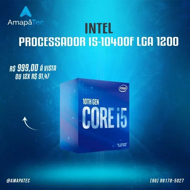 Processador Intel Core i5-10400F