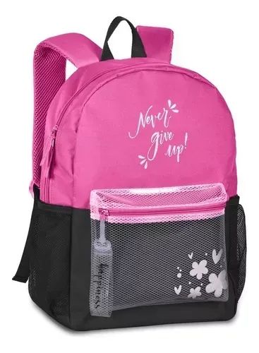 Mochila Juvenil Never Give Up - Clio Style - Foto 2