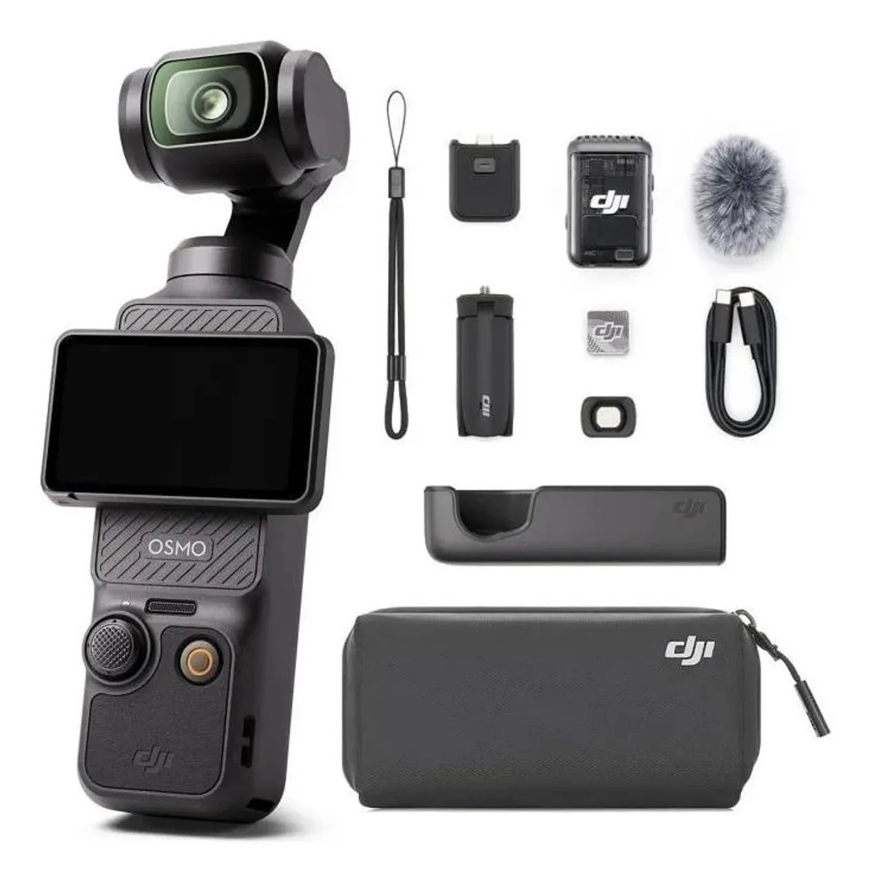Câmera Dji Osmo Pocket 3 Creator Combo Dji209 Black + Brinde