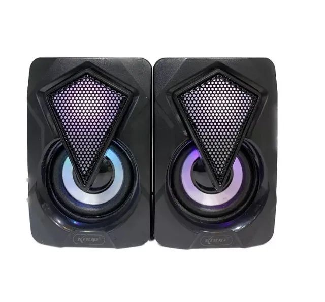 Caixa De Som Para Pc e Notebook 6w Knup - Foto 2