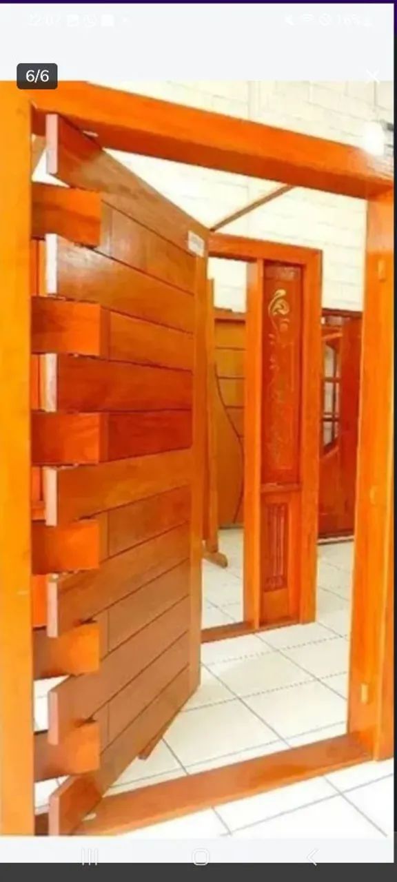 Portas de Madeira - Maciças as melhores do Brasil - fabricamos sua porta. - Foto 5