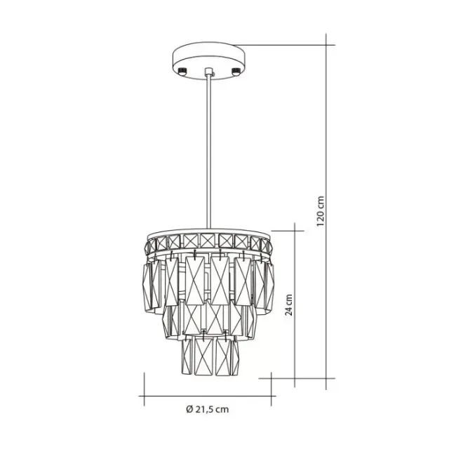 Lustre Pendente Startec (usado) - Foto 3