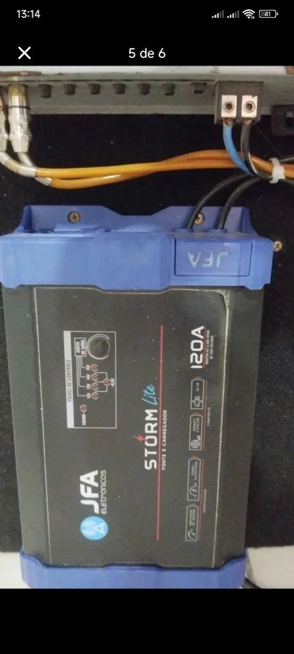 Som automotivo do jeito que tá na foto funcionando tudo perfeitamente  - Foto 5