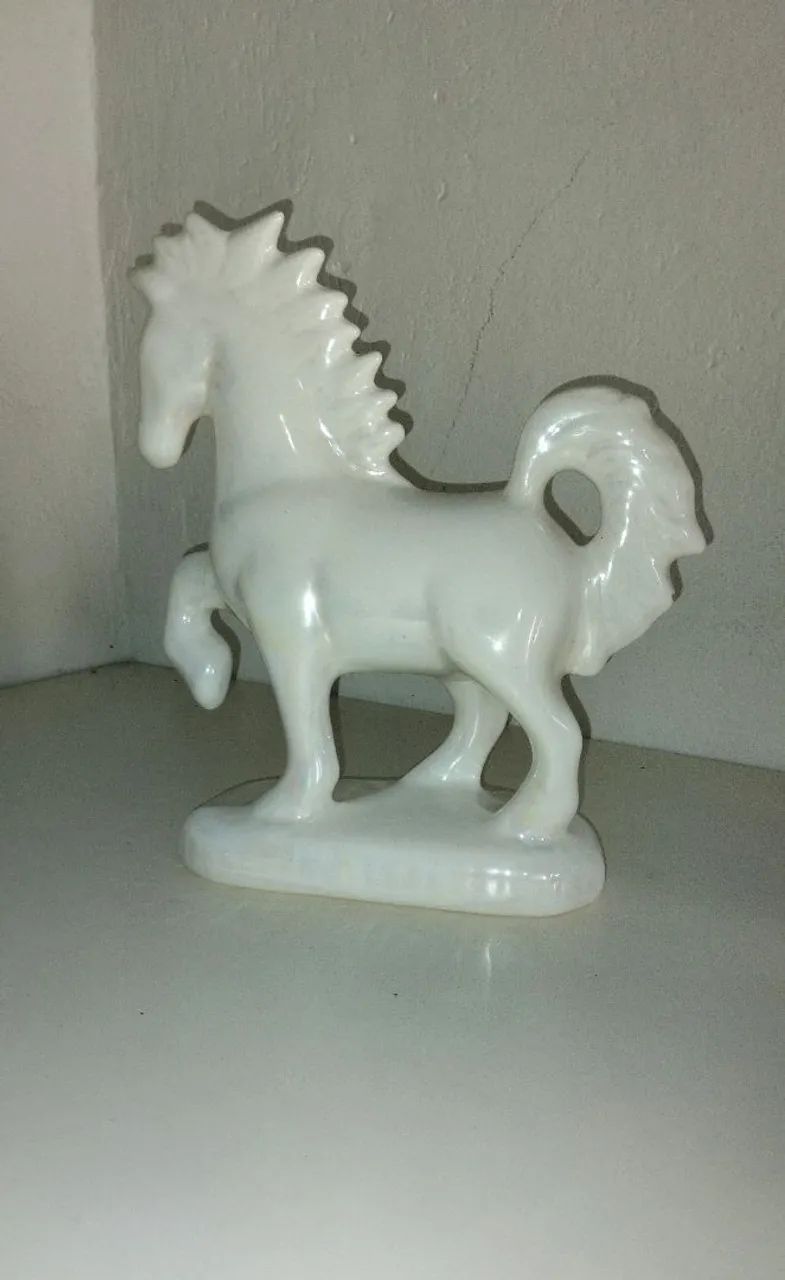 OPORTUNIDADE * Conjunto de quatro peças de porcelana branca perolizadas antigas - Raridade - Foto 5
