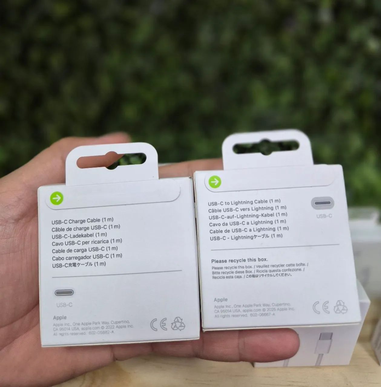 Cabo USB-C Lightning e USB-C Apple (1m) - Novos e originais. Garantia de 1 ano. - Foto 3