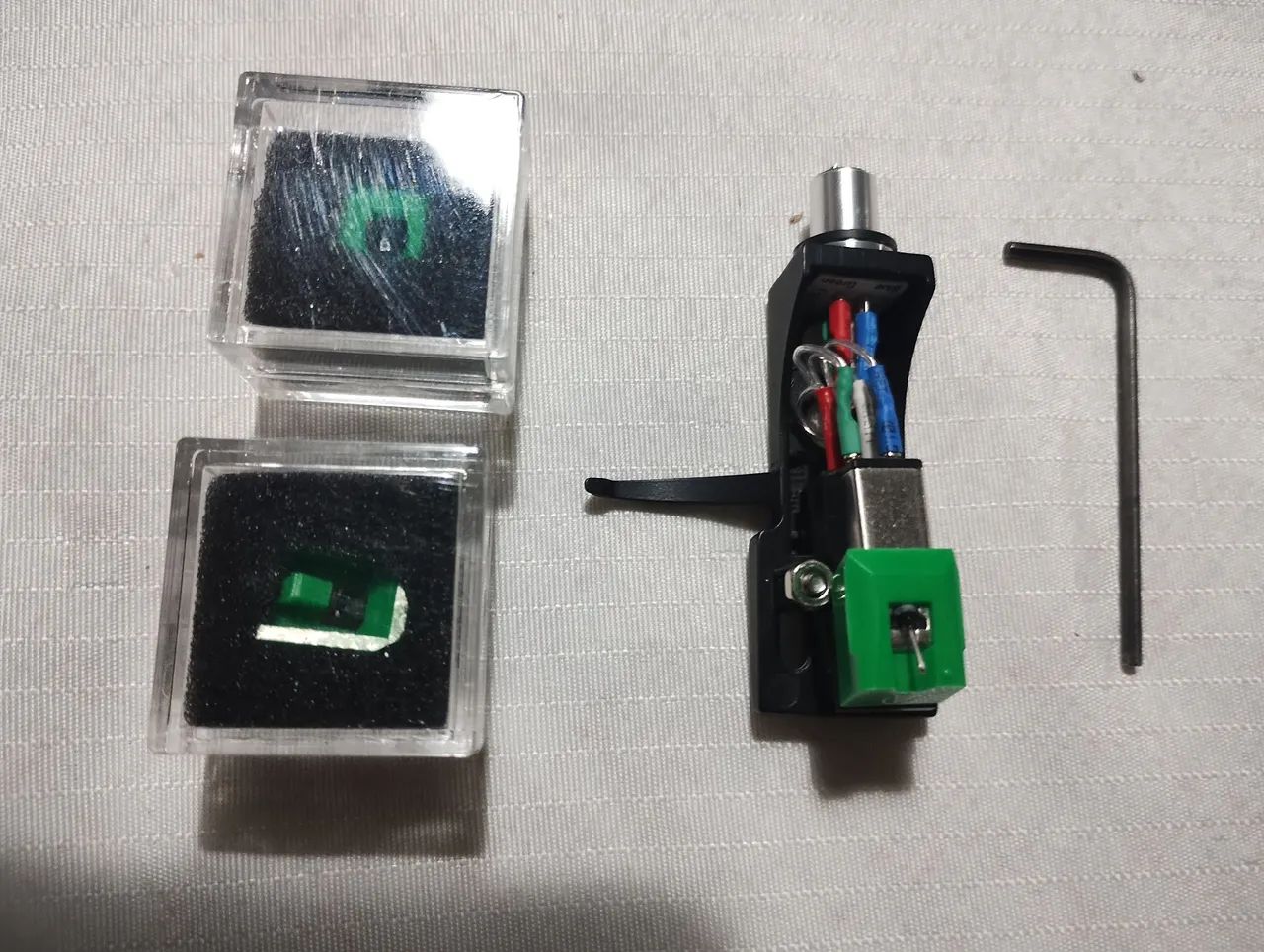 Cápsula Audio Técnica com headshell e 2 agulhas 