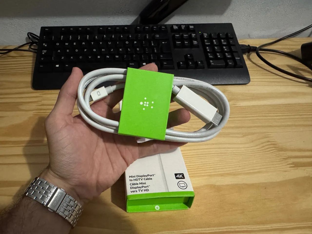 Cabo Mini DisplayPort para HDTV Belkin 4K 2M - Foto 3
