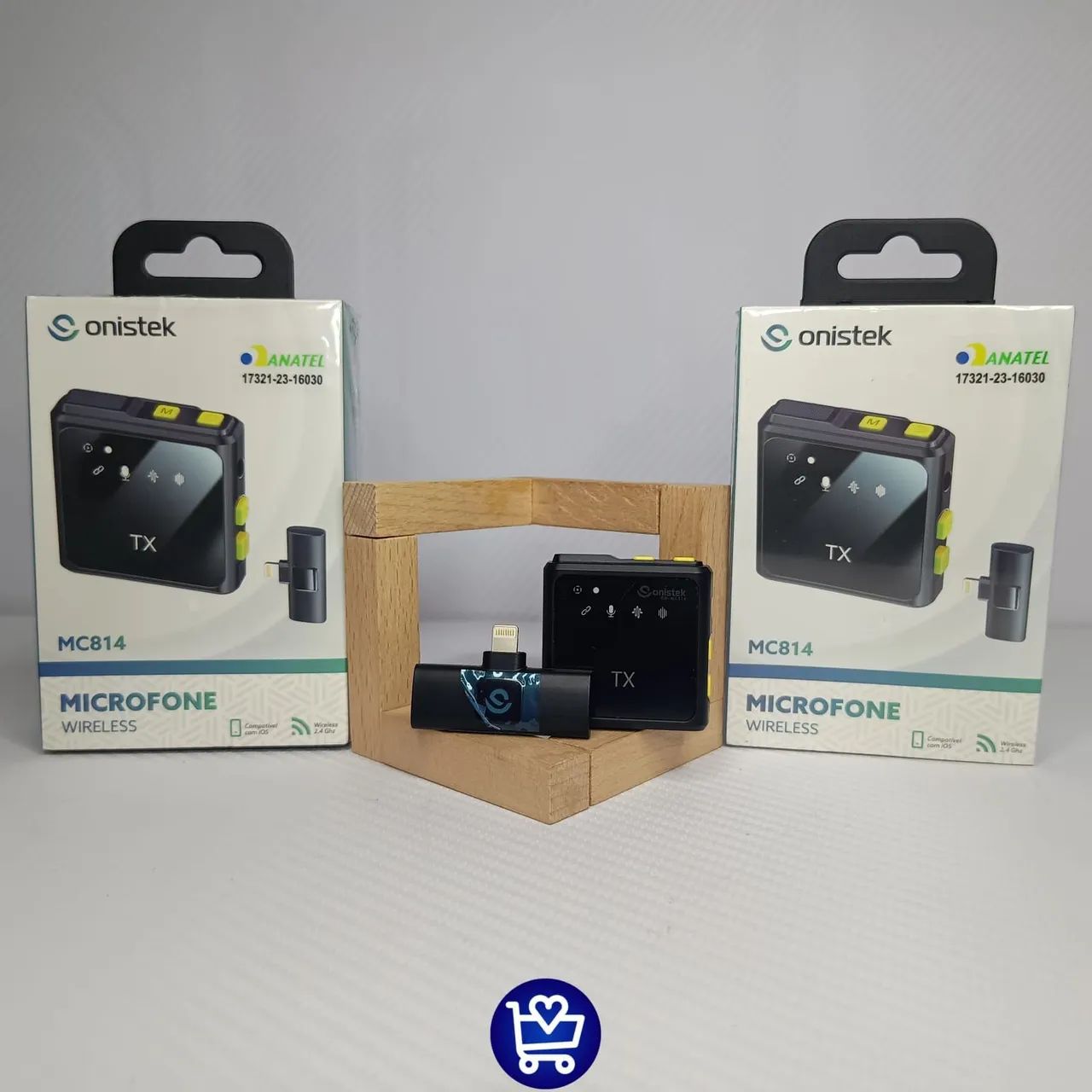 Microfone Sem Fio MC814 para Celular - Gravação de Áudio de Alta Qualidade - Foto 2