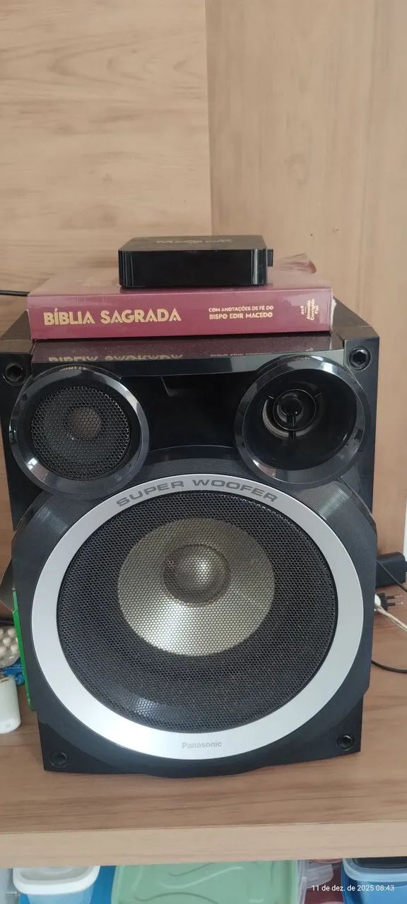 Amplificador 800 watts e 2 caixas de som potente. - Foto 3