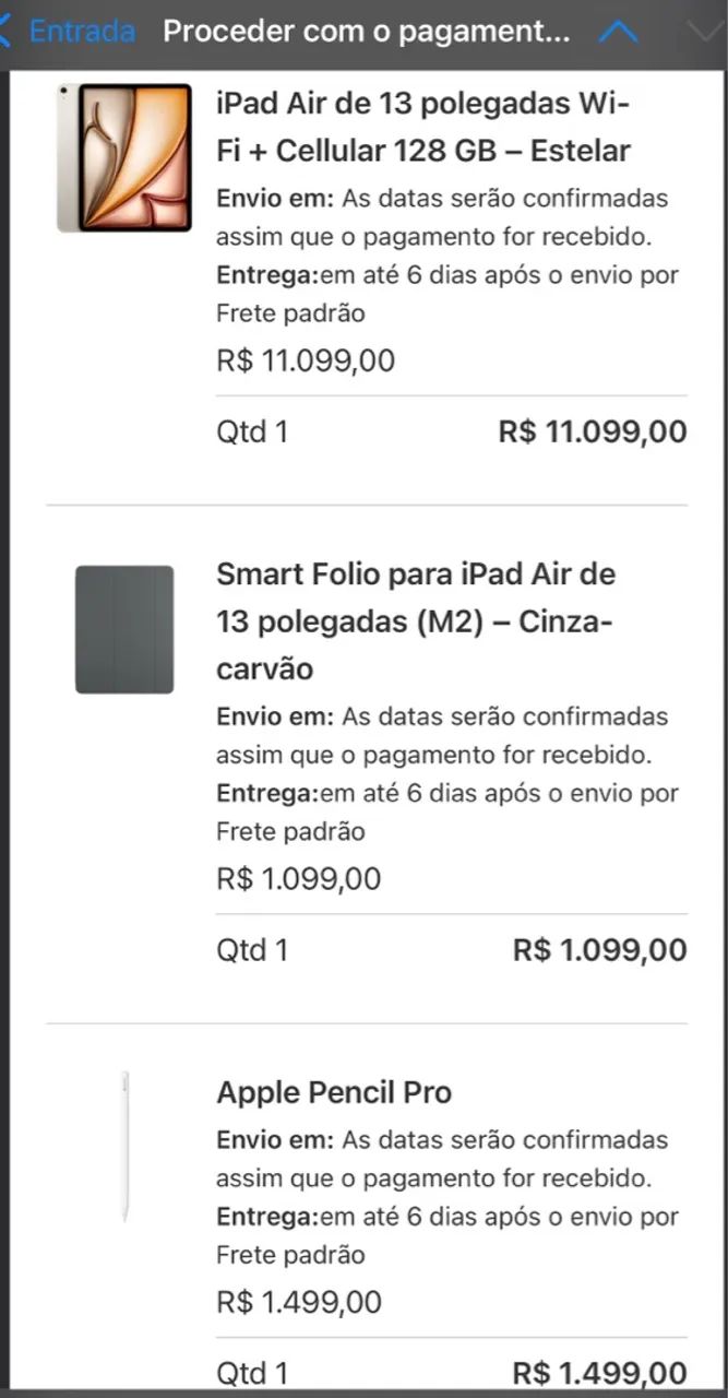 iPad Air 13 polegadas Wi-Fi + Cellular 128GB - Estelar - Foto 4