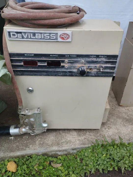 Eletrostatica de pintura.