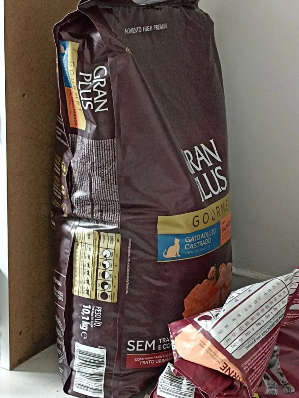 ração gran plus gato castrado