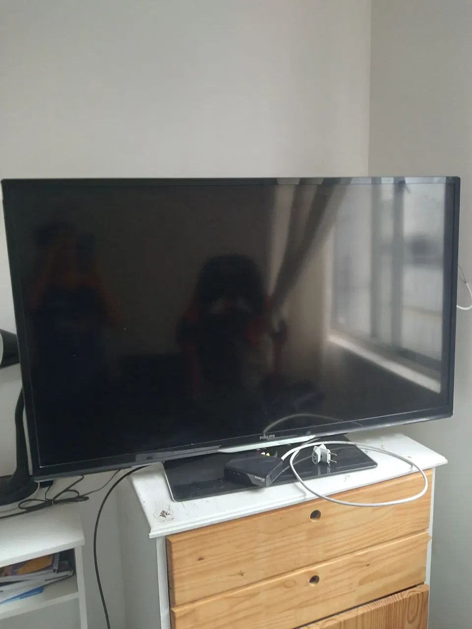 TV Philips 46 polegadas ,funciona certinho ,mas aparece uma tarja na ...