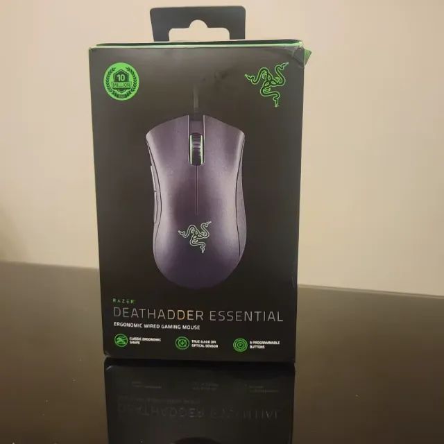 Mouse Razer DeathAdder Essential - novo