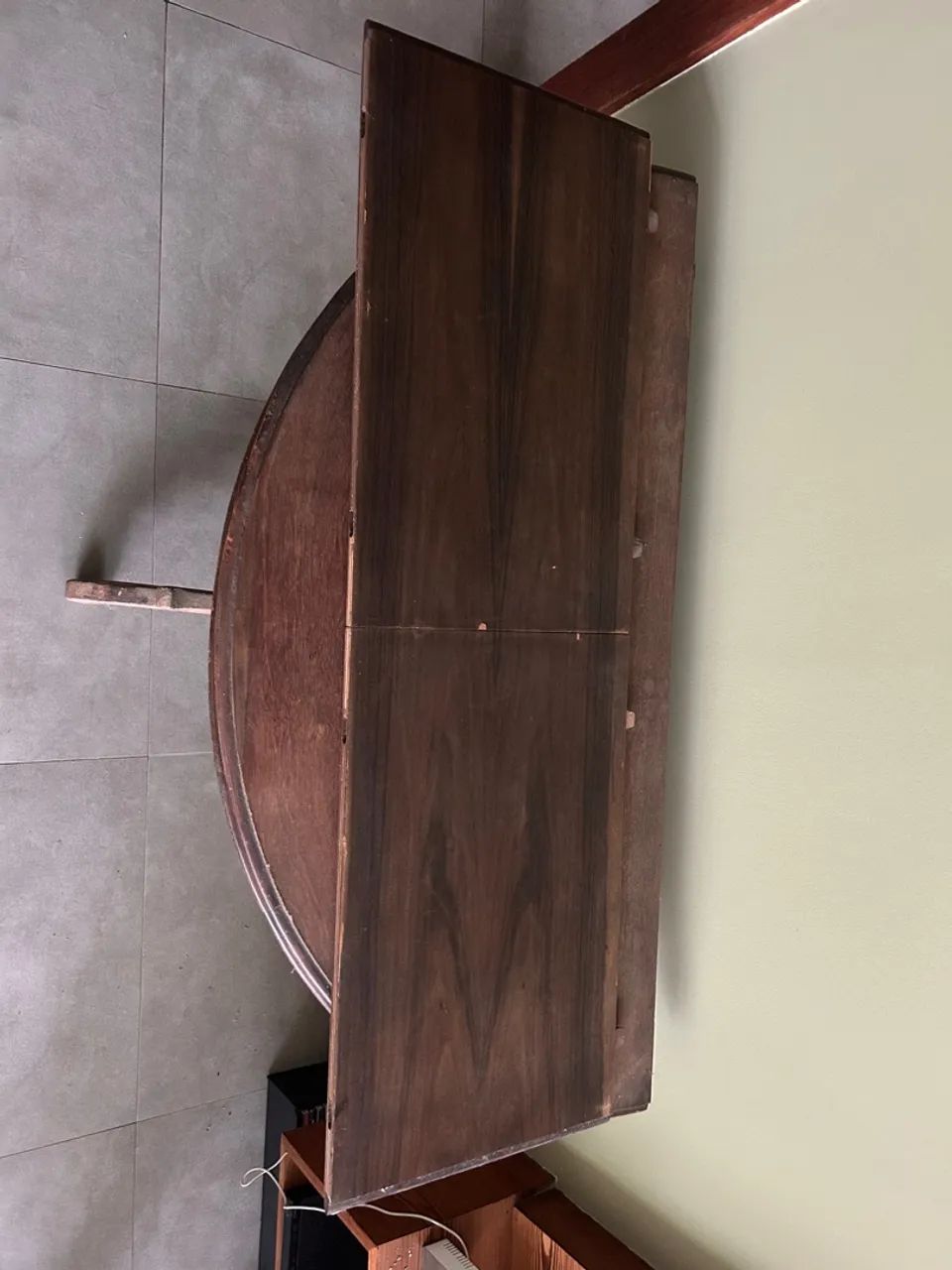 Mesa de Jantar Antiga em Madeira Maciça - Foto 5