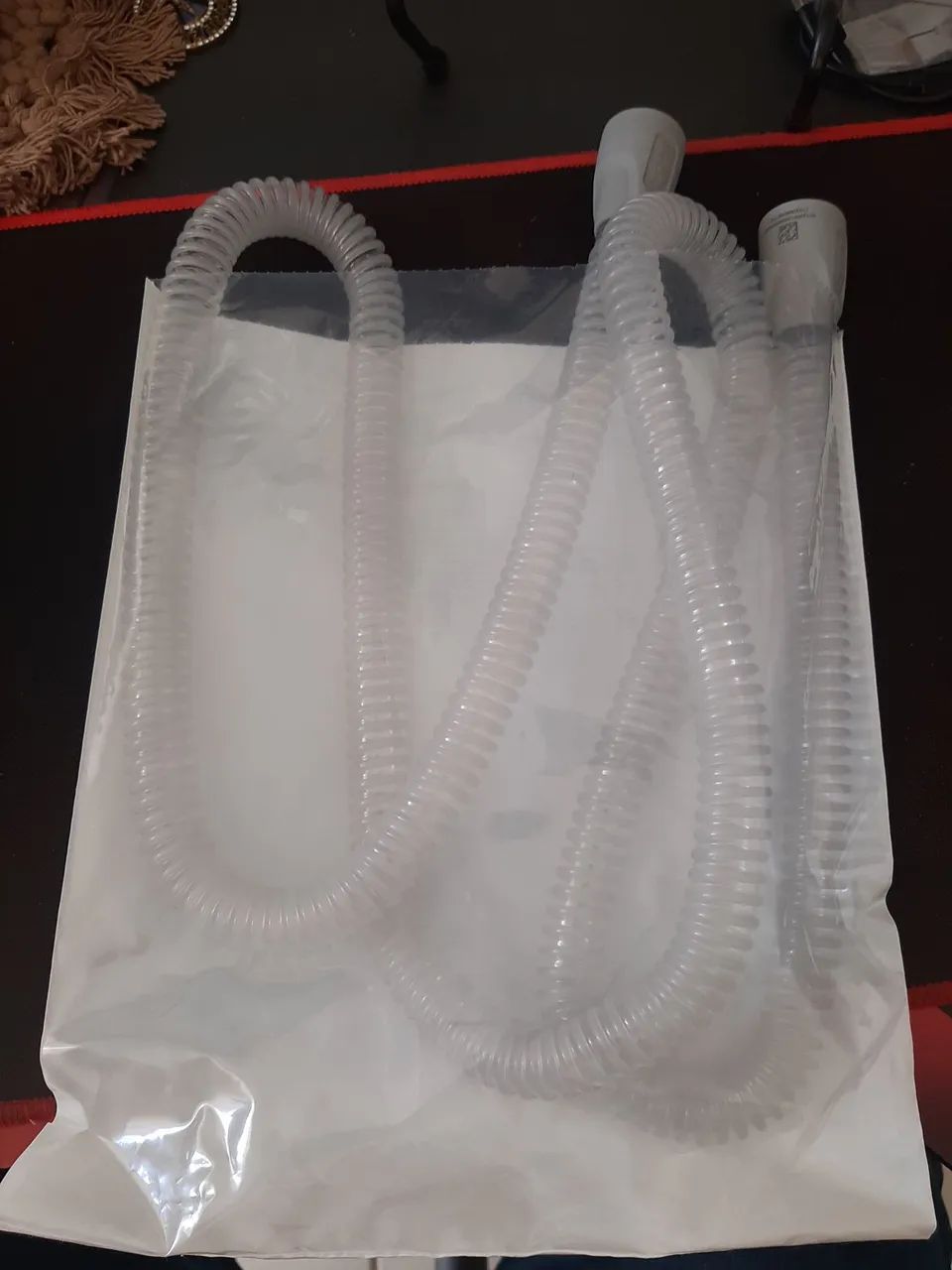 Máscara de CPAP e traqueia para dormir - Foto 3