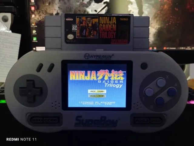 Jogo Super Nintendo Ninja Gaiden Trilogy - Foto 2